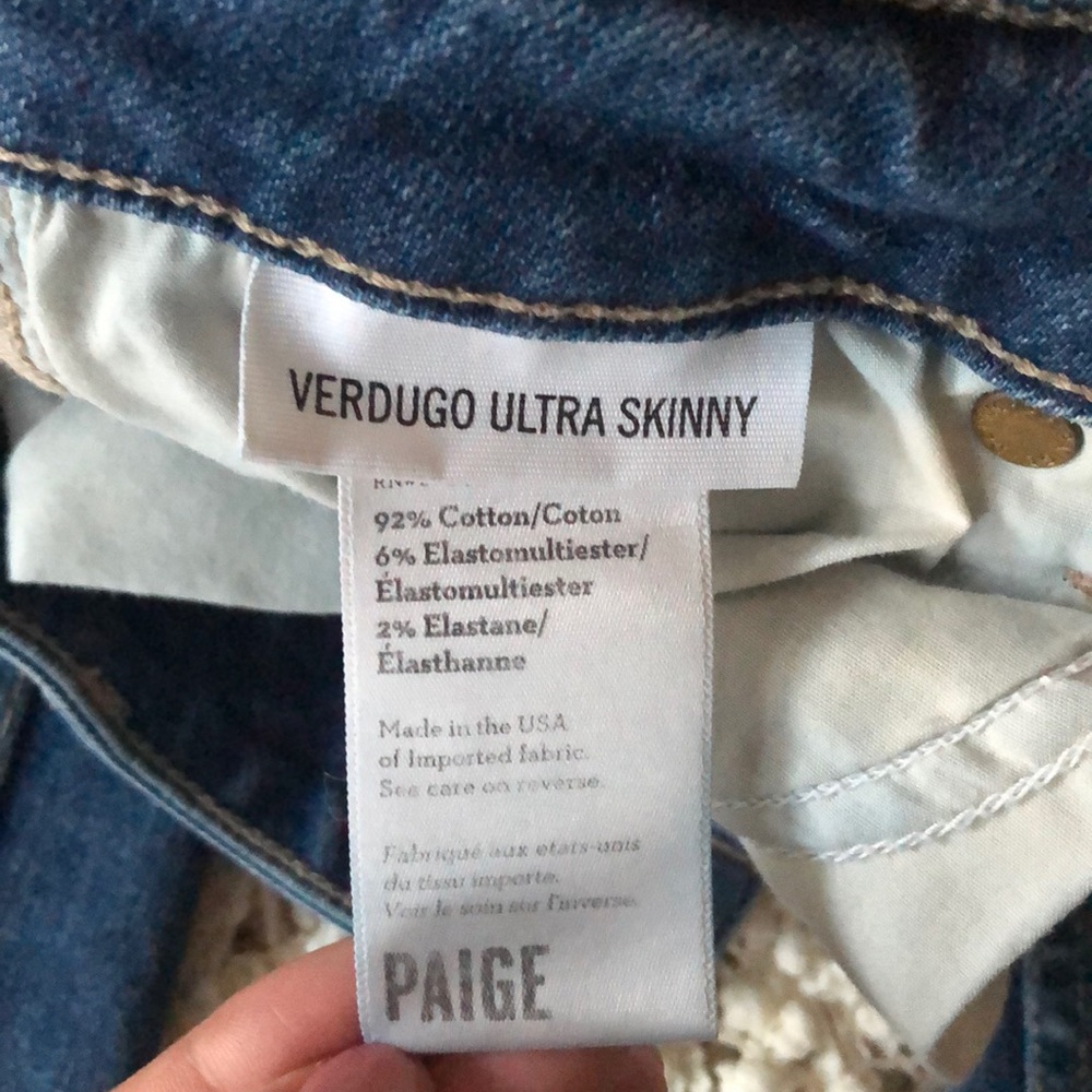 Paige distressed Verdugo ultra skinny jeans - Picture 5 of 5
